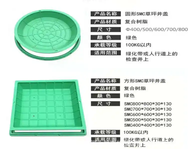 永州树脂复合种植井盖展示